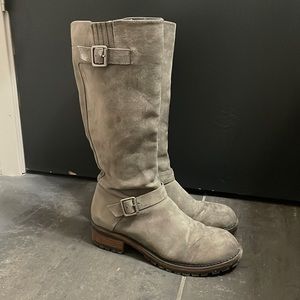Kenneth Cole Reaction grey casual suede boots